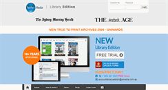 Desktop Screenshot of libraryedition.com.au