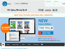 Tablet Screenshot of libraryedition.com.au